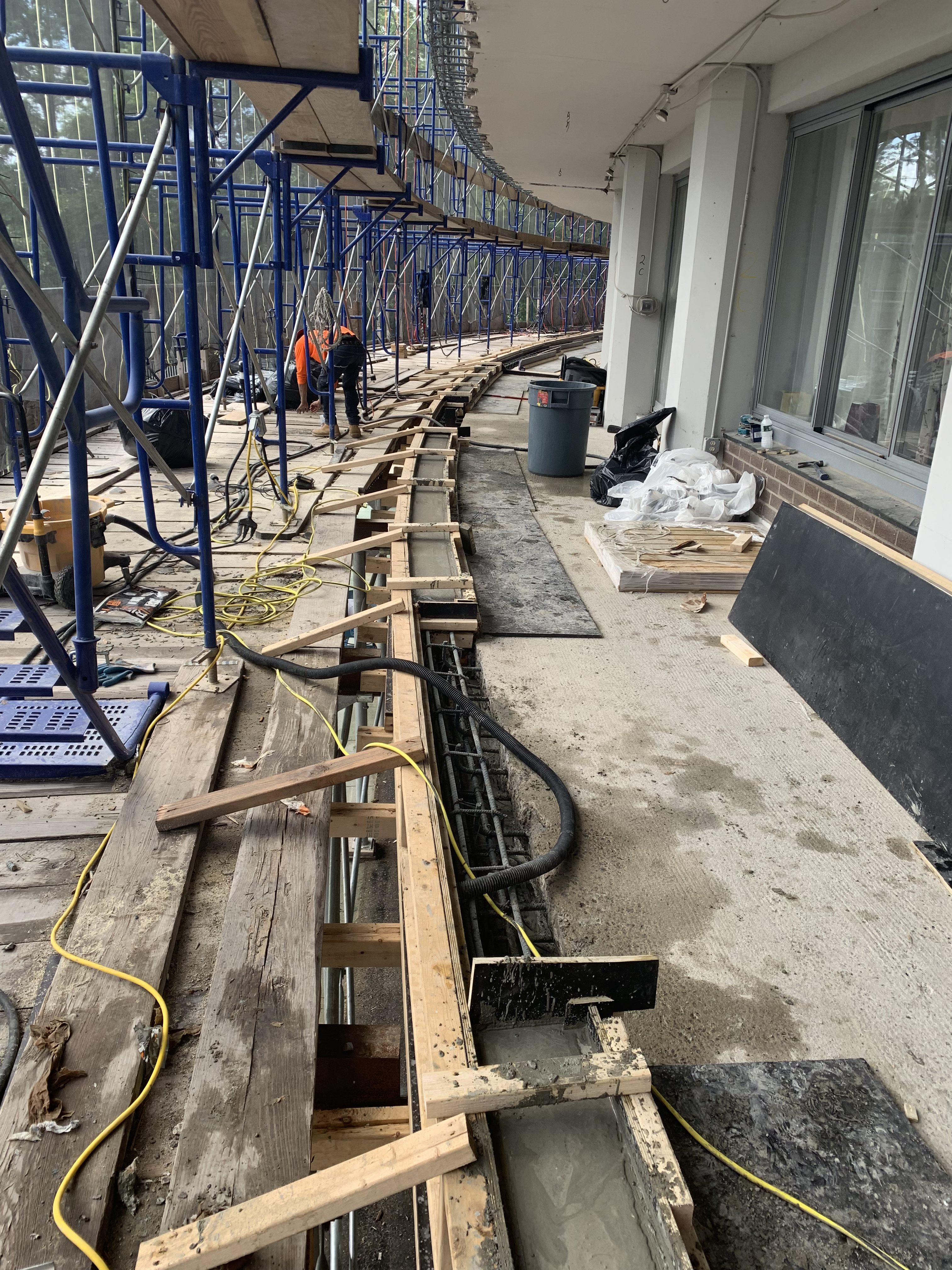 A restored building facade in New York City